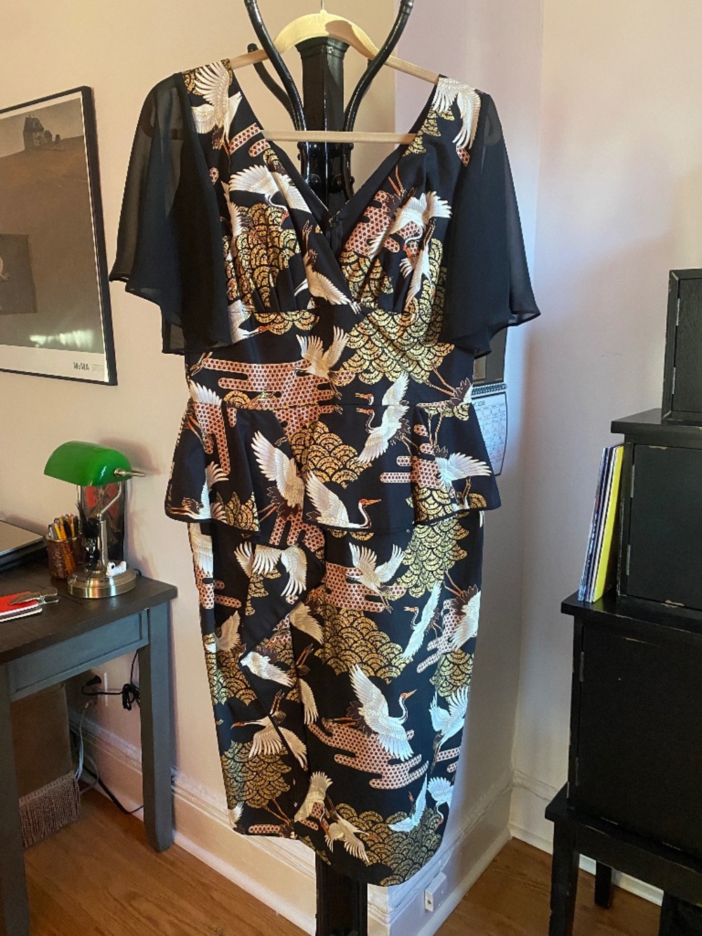 RETRO PIN UP CLASSIC PEPLUM PENCIL DRESS // Victory Parade by LIMB